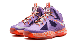 Nike Lebron 10 (gs) Lsr Purple/strt Gry-ttl Crmsn