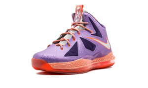 Nike Lebron 10 (gs) Lsr Purple/strt Gry-ttl Crmsn