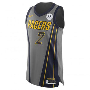 02 - Darren Collison Indiana Pacers 18-19 City Edition Swingman Jersey - Grey