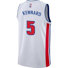 Load image into Gallery viewer, 5 - Detroit Pistons Men&#39;s Nike Home Swingman Jersey - White