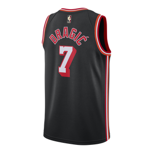 07 - Goran Dragic Nike Miami Heat Classic Edition Jersey - Black