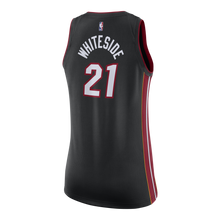 Load image into Gallery viewer, 21 - Hassan Whiteside Nike Miami Heat Ladies Icon Black Swingman Jersey - Black