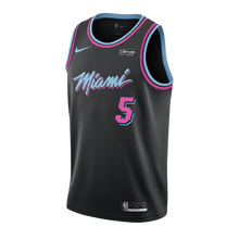 Load image into Gallery viewer, 05 - Derrick Jones Jr Nike Miami Heat Vice Nights Swingman Jersey - Black