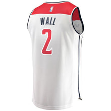 Load image into Gallery viewer, 02 - Men&#39;s Fanatics Branded John Wall White Washington Wizards Fast Break Replica Jersey - Association Edition - White