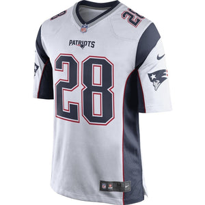 Nike James White #28 Game Jersey-White
