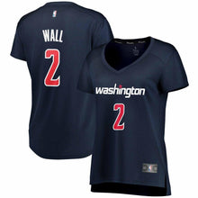 Load image into Gallery viewer, 02 - Women&#39;s Fanatics Branded John Wall Navy Washington Wizards Fast Break Replica Statement Edition Jersey - Navy