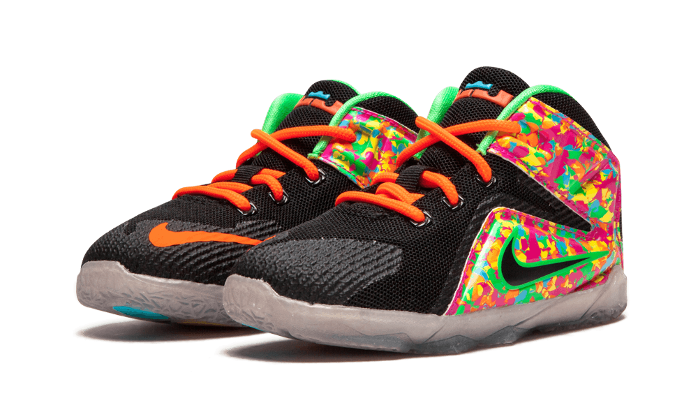 Nike Lebron 12 (td) Black/black-multi-color
