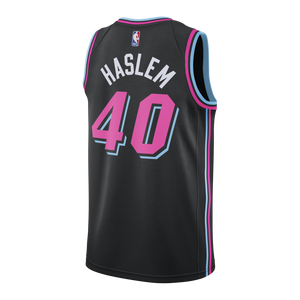 40 - Udonis Haslem Nike Miami Heat Vice Nights Swingman Jersey - Black