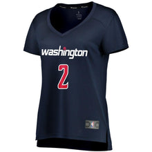 Load image into Gallery viewer, 02 - Women&#39;s Fanatics Branded John Wall Navy Washington Wizards Fast Break Replica Statement Edition Jersey - Navy