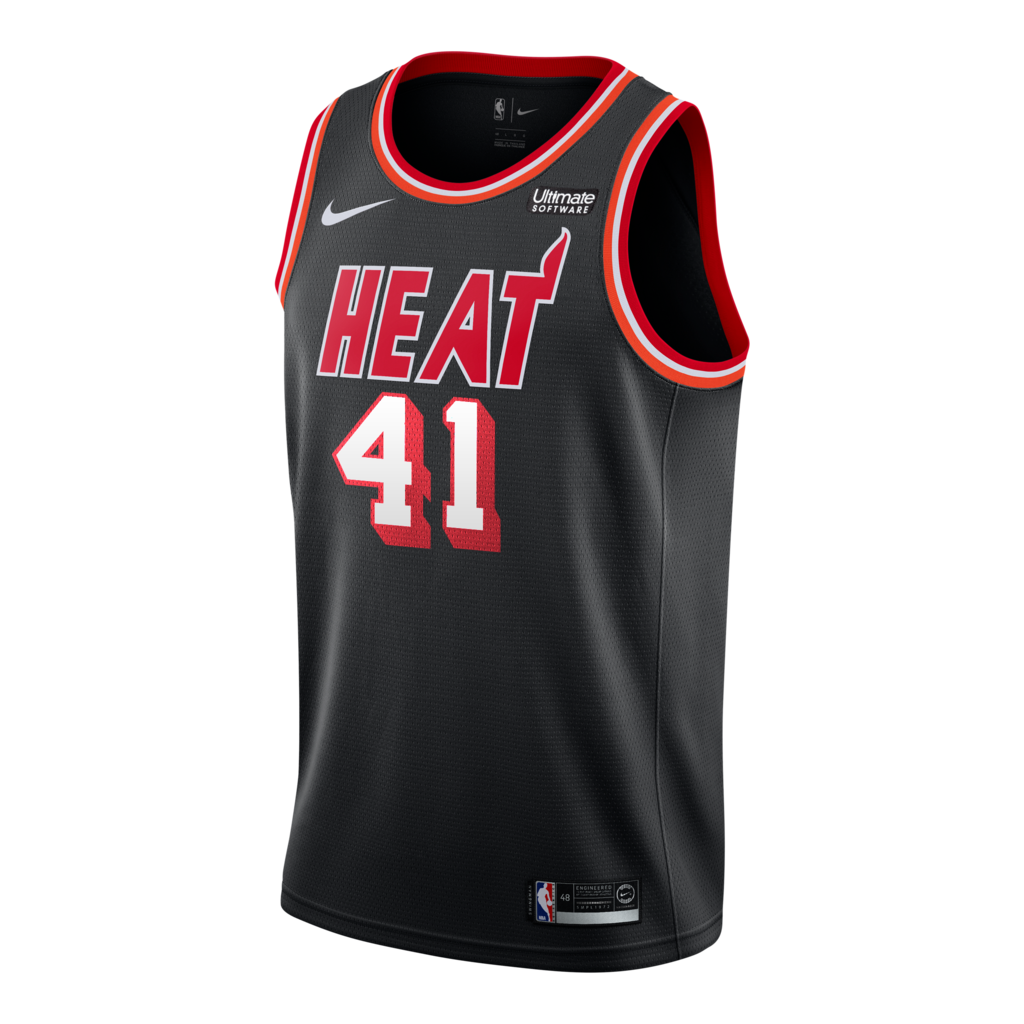 41 - Glen Rice Nike Miami Heat Classic Edition Jersey - Black
