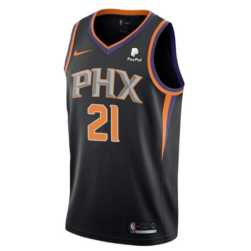 21 - Nba Phoenix Suns Richaun Holmes Nike Swingman Jersey Statement Edition - Black