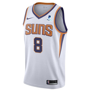 08 - Nba Phoenix Suns George King Nike Swingman Jersey Association Edition - White