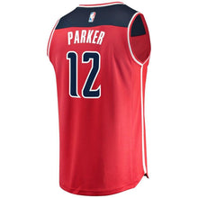 Load image into Gallery viewer, 12 - Men&#39;s Fanatics Branded Jabari Parker Red Washington Wizards Fast Break Replica Jersey – Icon Edition - Red