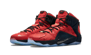 Nike Lebron 12 Ext Unvrsty Rd/unvrsty Rd-blk-mtll