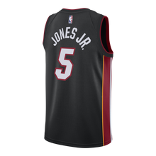 Load image into Gallery viewer, 05 - Derrick Jones Jr. Nike Miami Heat Icon Black Swingman Jersey - Black
