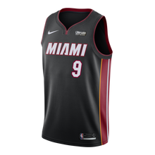 Load image into Gallery viewer, 09 - Kelly Olynyk Nike Miami Heat Icon Black Swingman Jersey - Black