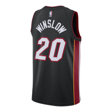 Load image into Gallery viewer, 20 - Justise Winslow Nike Miami Heat Icon Black Swingman Jersey - Black