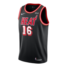 Load image into Gallery viewer, 16 - James Johnson Nike Miami Heat Classic Edition Jersey - Black