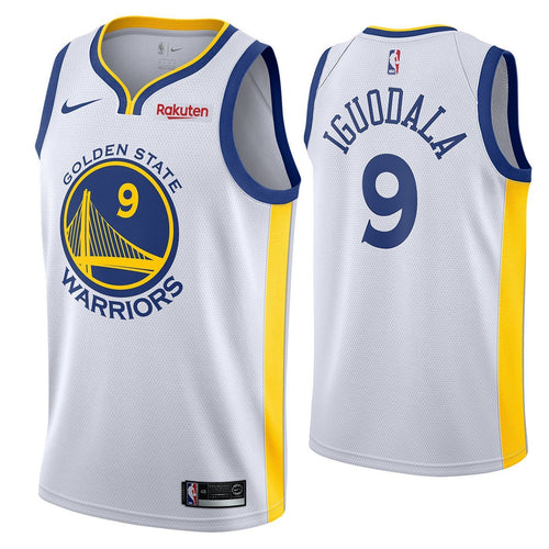 9 - Andre Iguodala Golden State Warriors Swingman Association Jersey - White