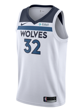Load image into Gallery viewer, 32 - Minnesota Timberwolves Karl-Anthony Towns Association Swingman Jersey - White