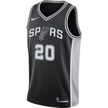 Load image into Gallery viewer, 20 - Manu Ginobili San Antonio Spurs Nike Men&#39;s Swingman Icon Jersey - Black