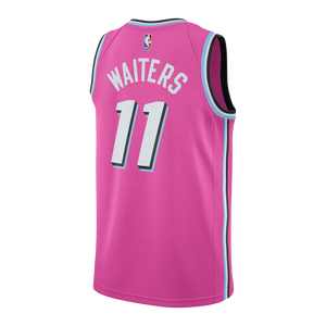 11 - Dion Waiters Nike Sunset Vice Swingman Jersey - Pink