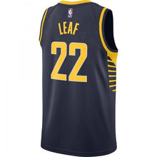 Load image into Gallery viewer, 22 - Tj Leaf Indiana Pacers Nike Icon Edition Swingman Jersey - Navy