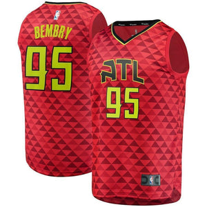 95-DeAndre Bembry Atlanta Hawks Jersey - Statement Edition - Red