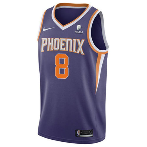 08 -Nba Phoenix Suns George King Nike Swingman Jersey Icon Edition - Purple