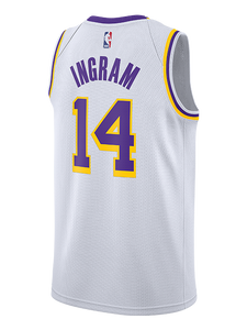 14 - Los Angeles Lakers Brandon Ingram 2018-19 Association Edition Swingman Jersey - White