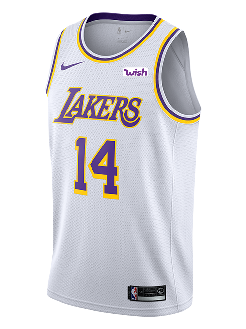 14 - Los Angeles Lakers Brandon Ingram 2018-19 Association Edition Swingman Jersey - White