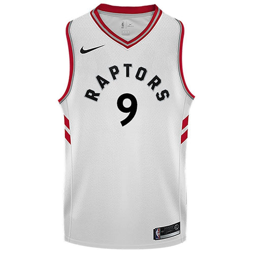 09 - Raptors Adult Swingman Association Jersey - Ibaka - White