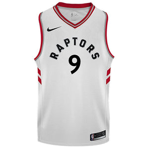 09 - Raptors Adult Swingman Association Jersey - Ibaka - White