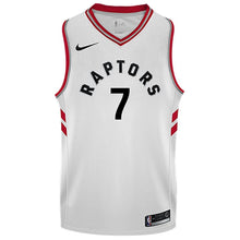Load image into Gallery viewer, 07 - Raptors Adult Swingman Icon Jersey - Lowry - White
