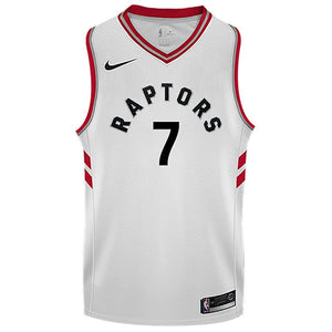 07 - Raptors Adult Swingman Icon Jersey - Lowry - White