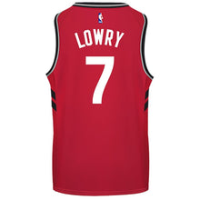 Load image into Gallery viewer, 07 - Raptors Adult Swingman Icon Jersey - Lowry - Red