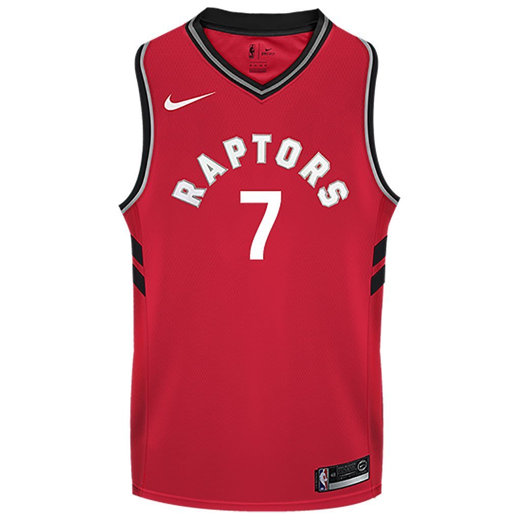 07 - Raptors Adult Swingman Icon Jersey - Lowry - Red