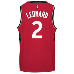 02 - Raptors Men's Swingman Icon Jersey - Leonard - Red