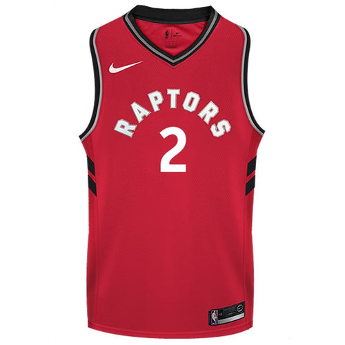 02 - Raptors Men's Swingman Icon Jersey - Leonard - Red