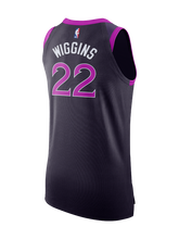 Load image into Gallery viewer, 22 - Minnesota Timberwolves City Edition Andrew Wiggins Authentic Jersey - Black