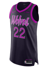 Load image into Gallery viewer, 22 - Minnesota Timberwolves City Edition Andrew Wiggins Authentic Jersey - Black