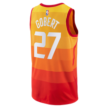 Load image into Gallery viewer, 27 - City Edition Swingman Jersey - MensApparelJerseys - Utah Jazz - Gobert Rudy - City Edition - Orange