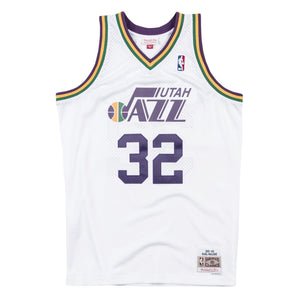 32 - 80s Hardwood Classic Swingman Jersey - MensApparelJerseys - Utah Jazz - Malone Karl - HWC 80s - White