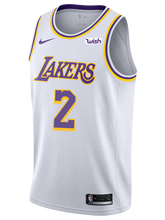Load image into Gallery viewer, 2 - Los Angeles Lakers Lonzo Ball 2018-19 Association Edition Swingman Jersey - White