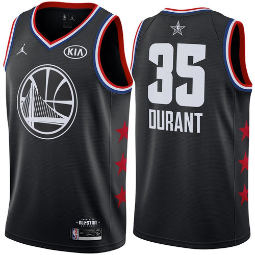 2019 NBA All-Star Edition Kevin Durant #35 Men's Jordan Swingman Jersey - Black