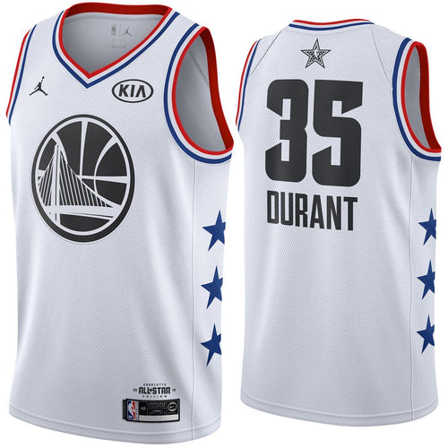 2019 NBA All-Star Edition Kevin Durant #35 Men's Jordan Swingman Jersey - White