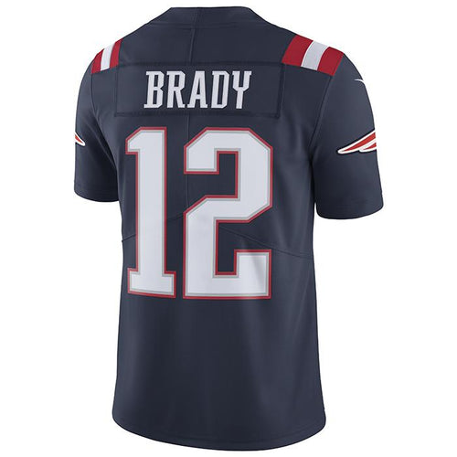 Nike Tom Brady #12 Color Rush Limited Jersey-Navy