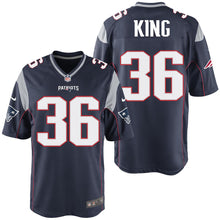 Load image into Gallery viewer, Nike Brandon King #36 Game Jersey-Navy
