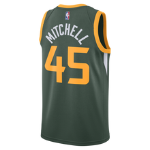 Load image into Gallery viewer, 45 - Earned Swingman Jersey - MensApparelJerseys - Utah Jazz - Mitchell Donovan - Earned - Green