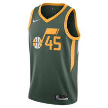 Load image into Gallery viewer, 45 - Earned Swingman Jersey - MensApparelJerseys - Utah Jazz - Mitchell Donovan - Earned - Green